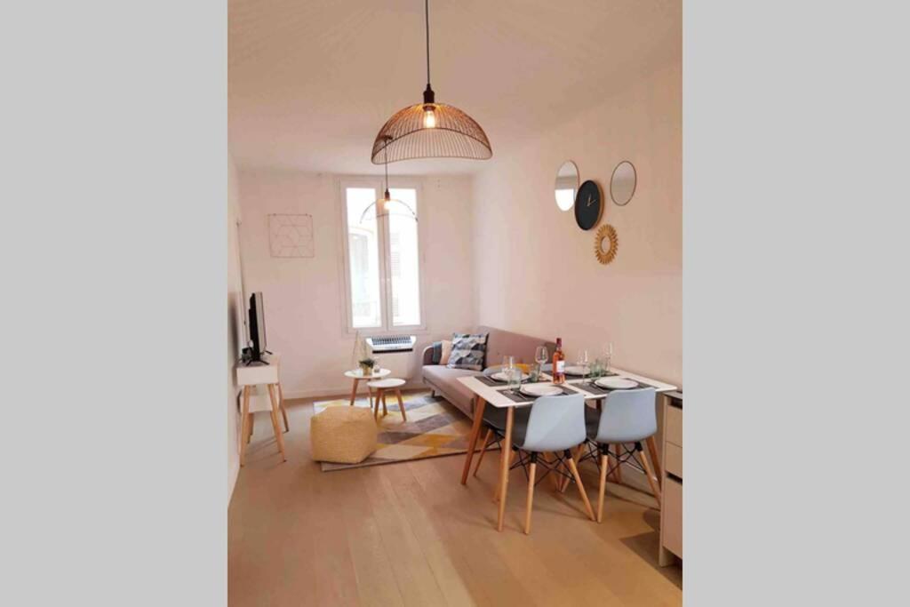 Appartement 2 Chambres Refait A Neuf, Climatise, A 2 Min De La Mer Nice Ngoại thất bức ảnh