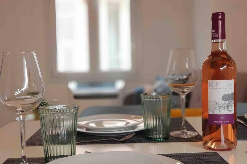 Appartement 2 Chambres Refait A Neuf, Climatise, A 2 Min De La Mer Nice Ngoại thất bức ảnh