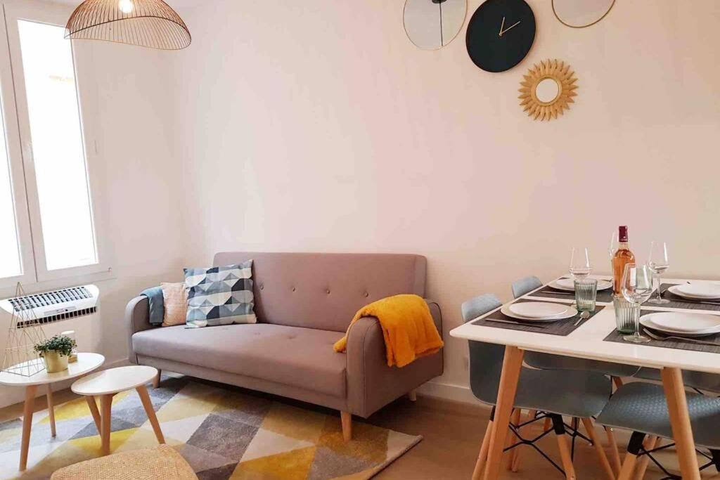 Appartement 2 Chambres Refait A Neuf, Climatise, A 2 Min De La Mer Nice Ngoại thất bức ảnh